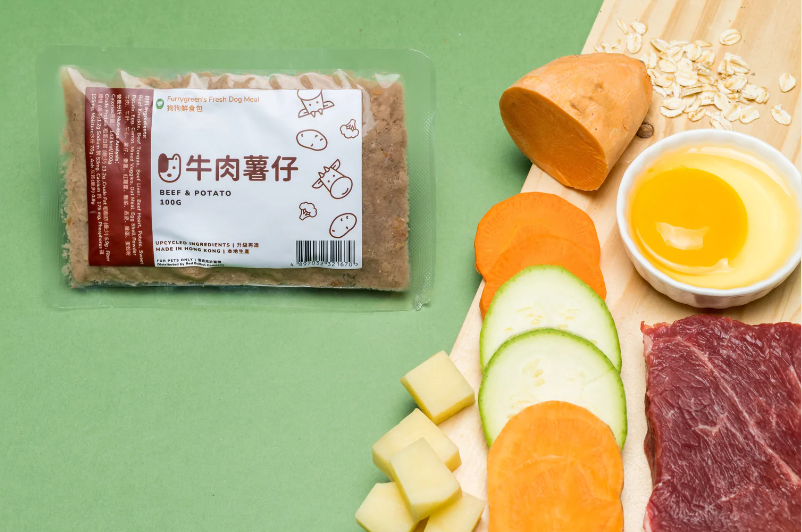 滋味狗狗鮮食套餐 (牛、鴨) 每款5包,每包100g ,共10 包
