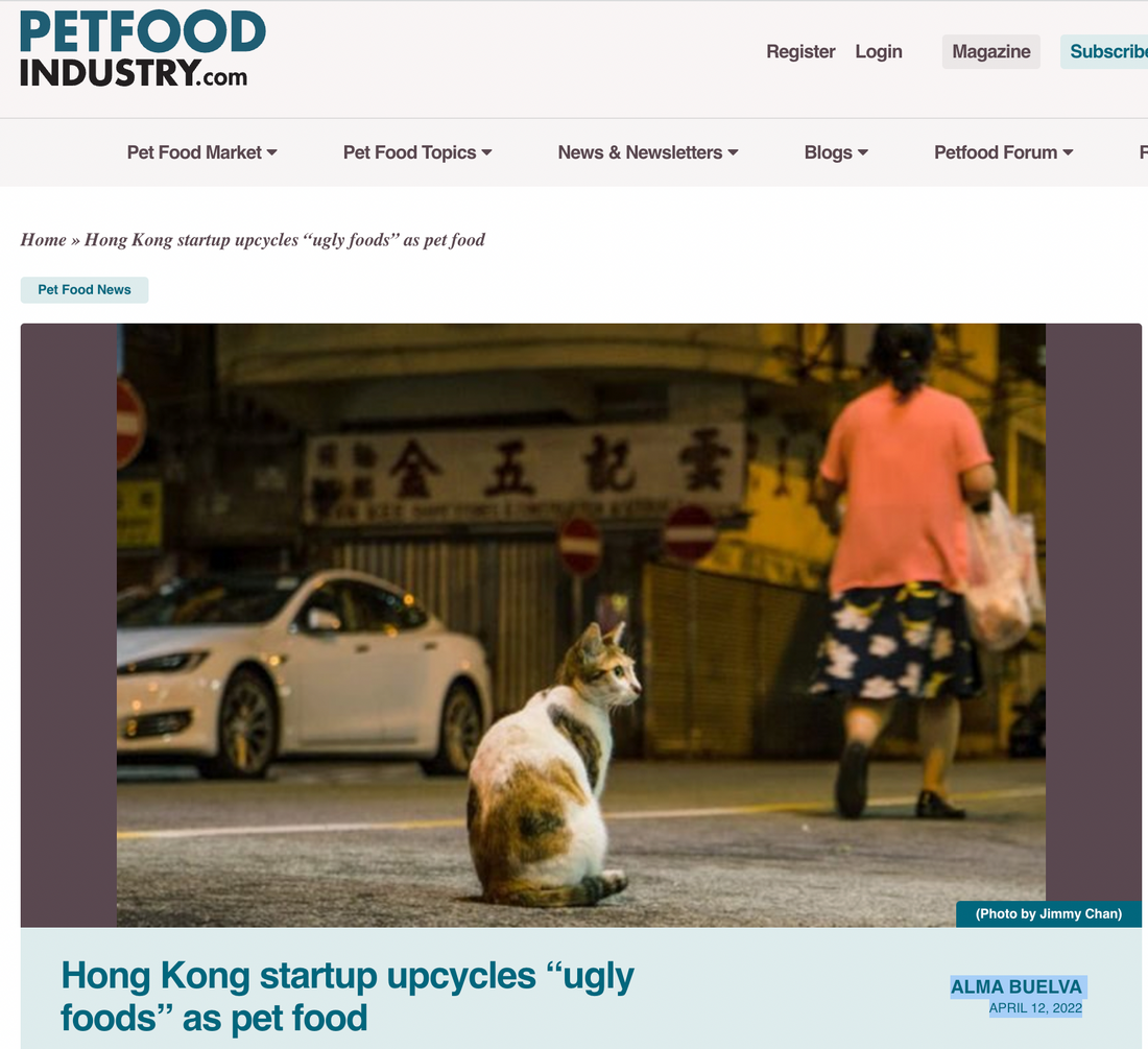 " Hong Kong startup upcycles “ugly foods” as pet food" on  petfoodindustry.com