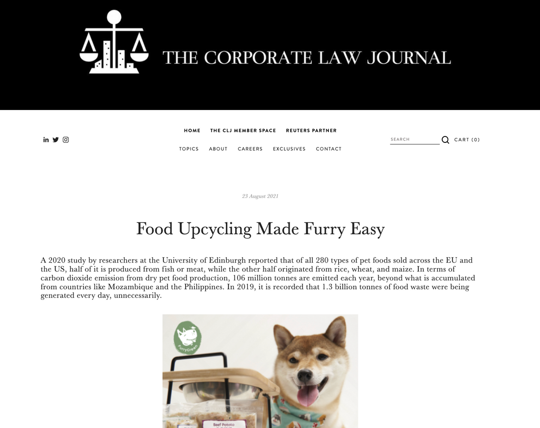 Food Upcycling Made Furry Easy by The Coperate Law Journal