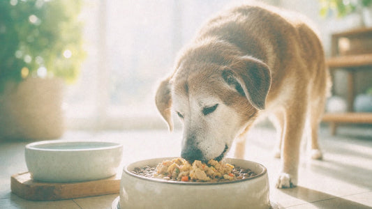 Senior Dog Won't Eat Kibble?  Try the Soft Fresh Food Mix-In Method
