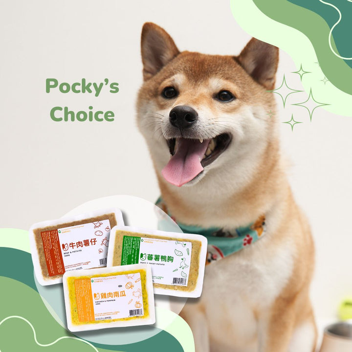 Pocky 推介：狗狗鮮食 Set（30包）Pocky's Choice:  Fresh Dog Food Set (30 Packs)