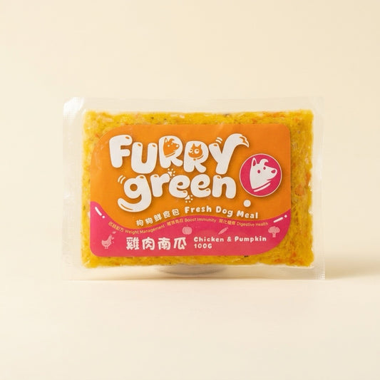  Furry Green Fresh Dog Pumpkin Chicken