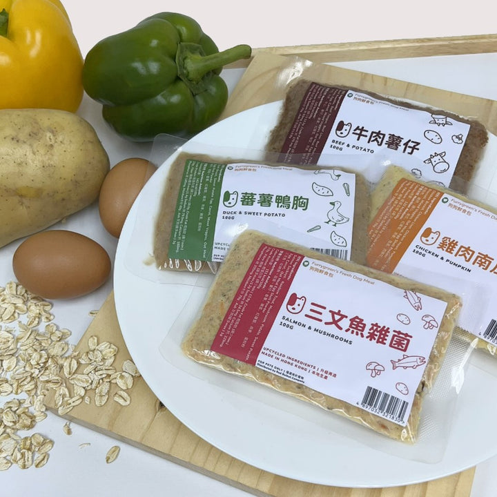 四重口味狗狗鮮食 Four Flavor Fresh Dog Food  20 packs (100g/pack)