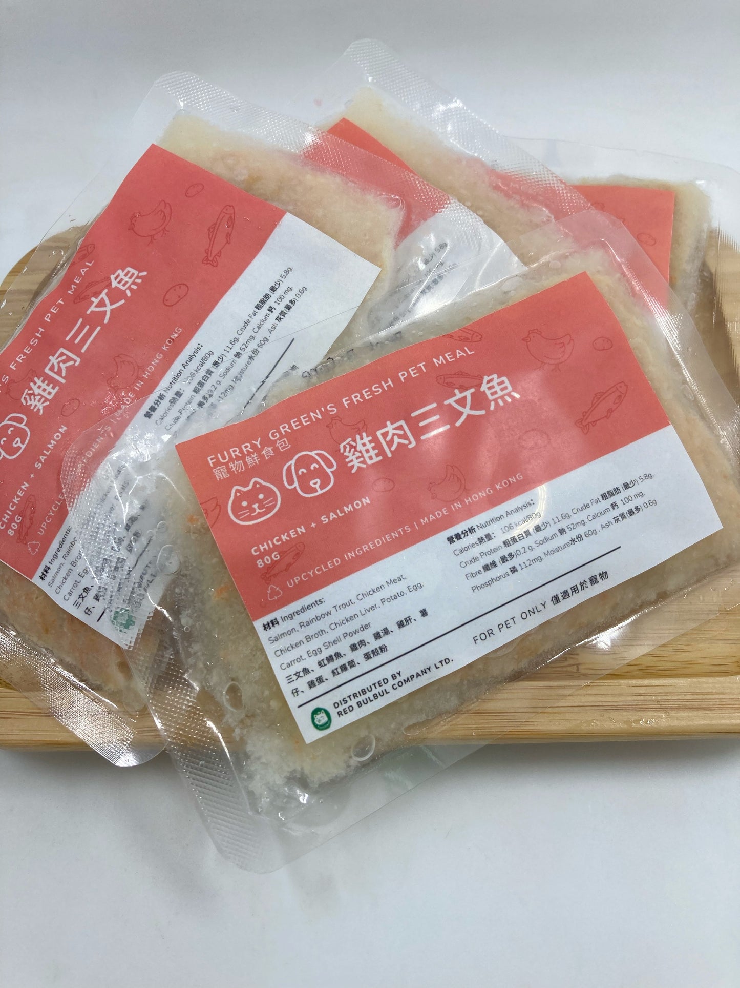 雞肉三文魚貓貓鮮食 (80g)