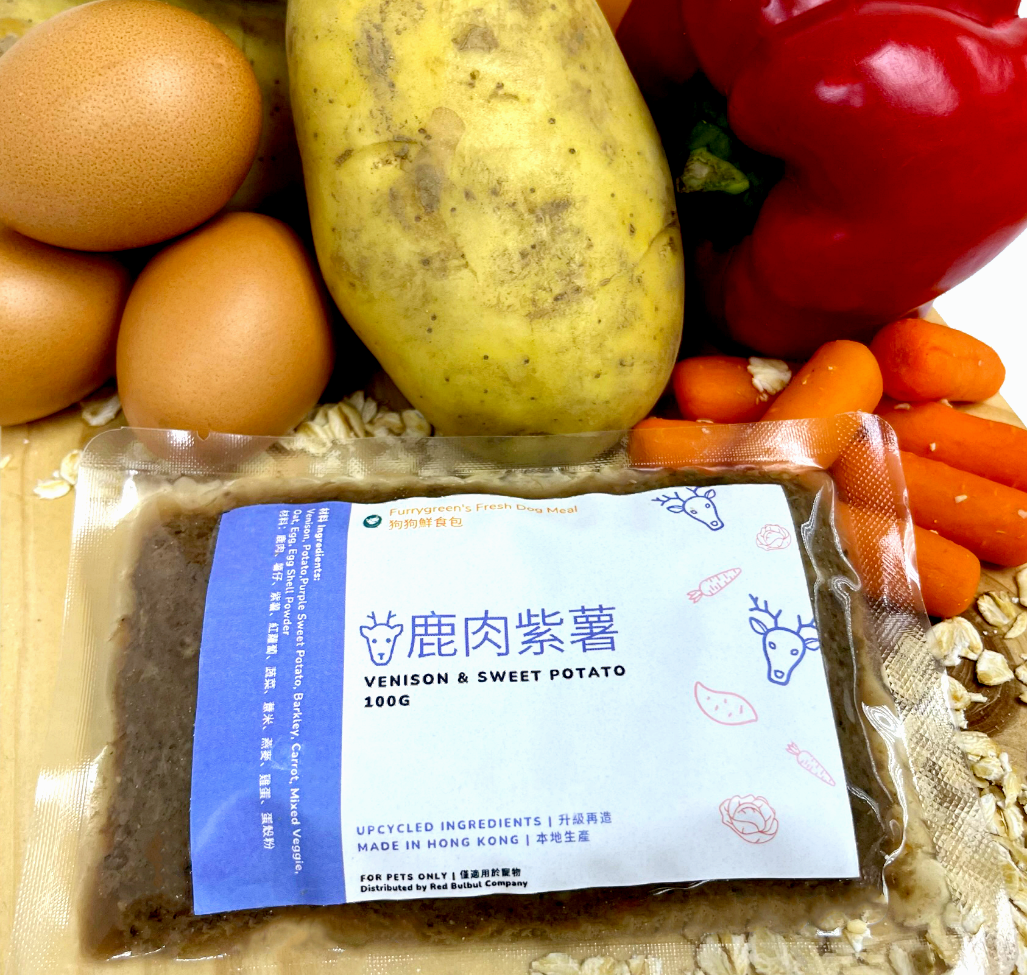 低致敏狗狗鮮食組合套餐 (羊、鴨、鹿) 每款6包, 每包100g ,共18 包 (急凍) 